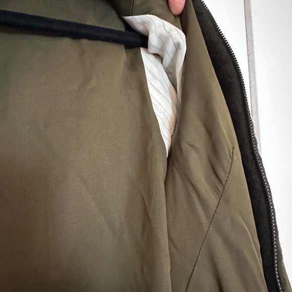 Vintage Olive Green DIANE vonFURSTENBERG Alpaca & Wool Pea Coat - Picture 9 of 11